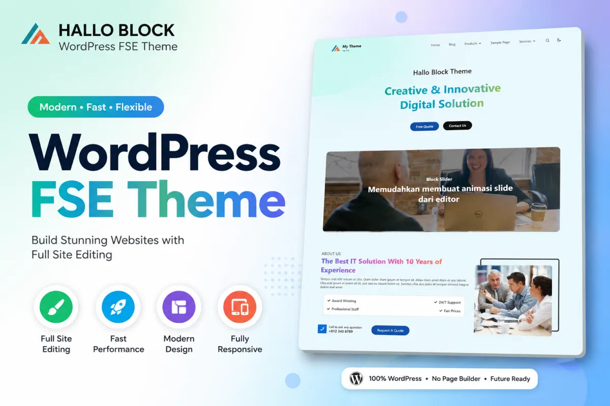 hallo block theme